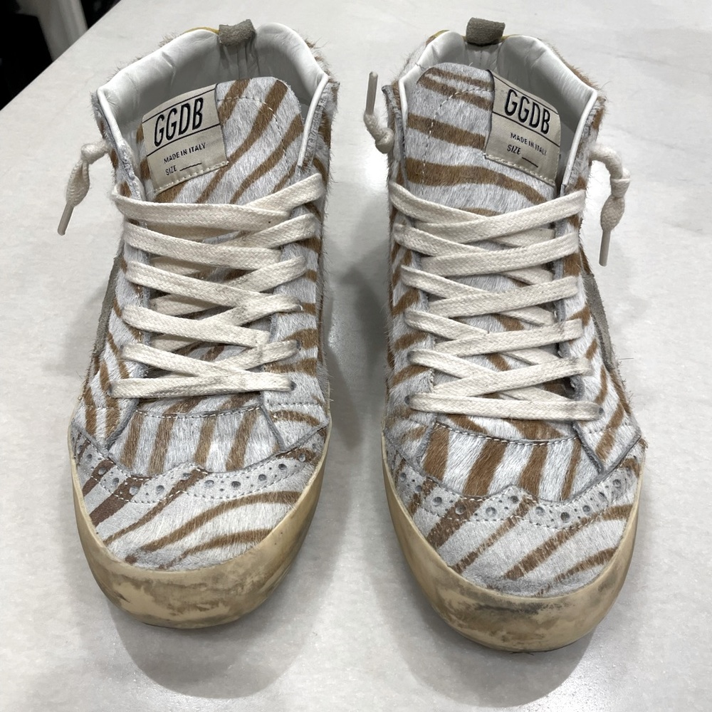Golden Goose Midstar Zebra Horsy / Tiger